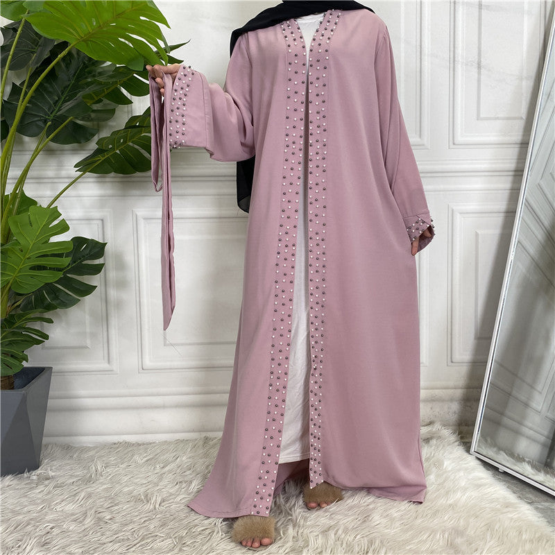 Embellished Open Abaya
