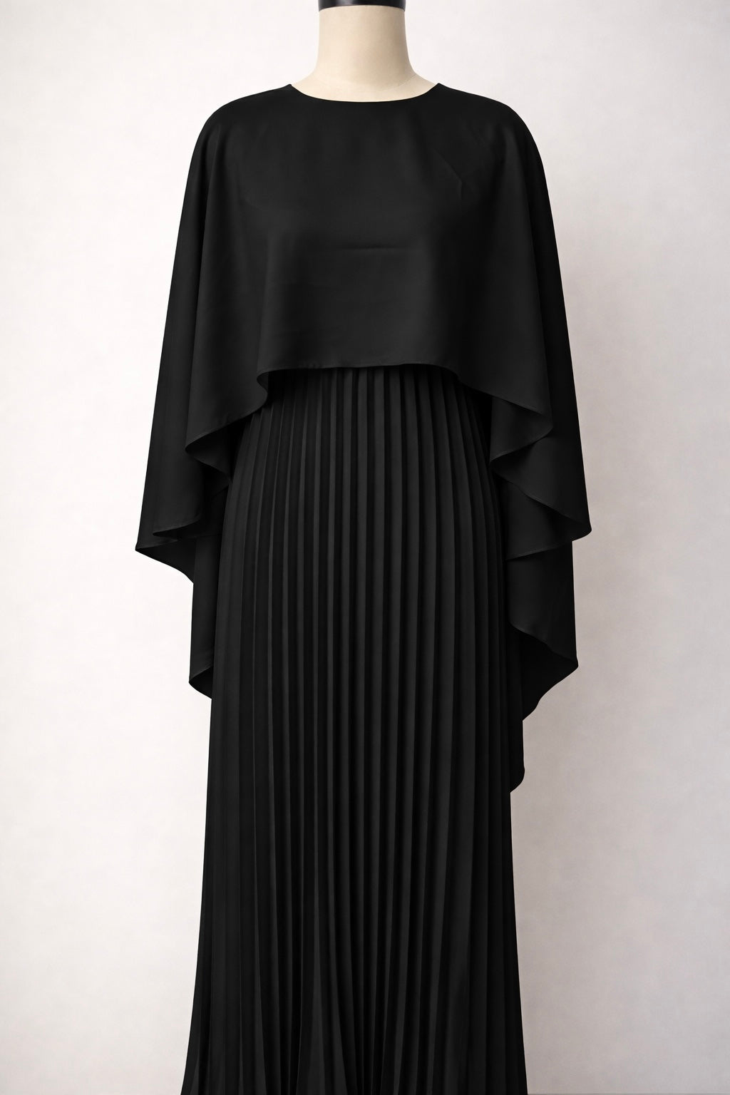 Laluti Cape Pleated Dress